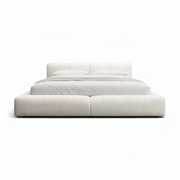 Modern Bed Ivory - Image 2