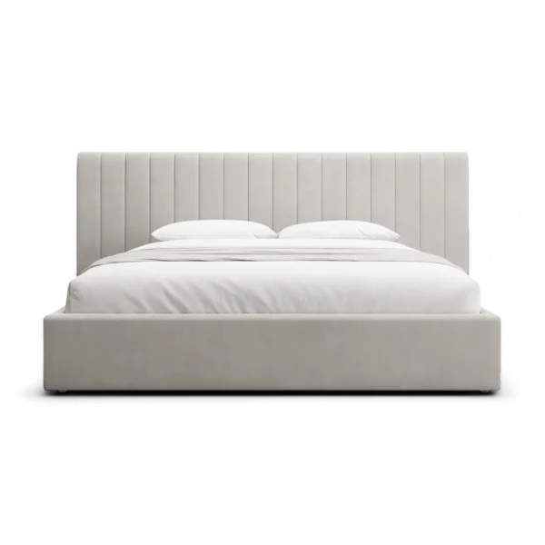 Modern Velvet Bed - Image 2
