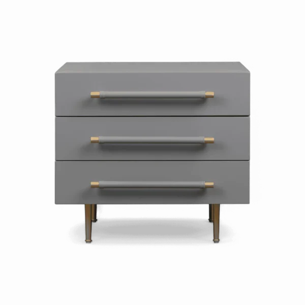 Elva Nightstand Grey - Image 2
