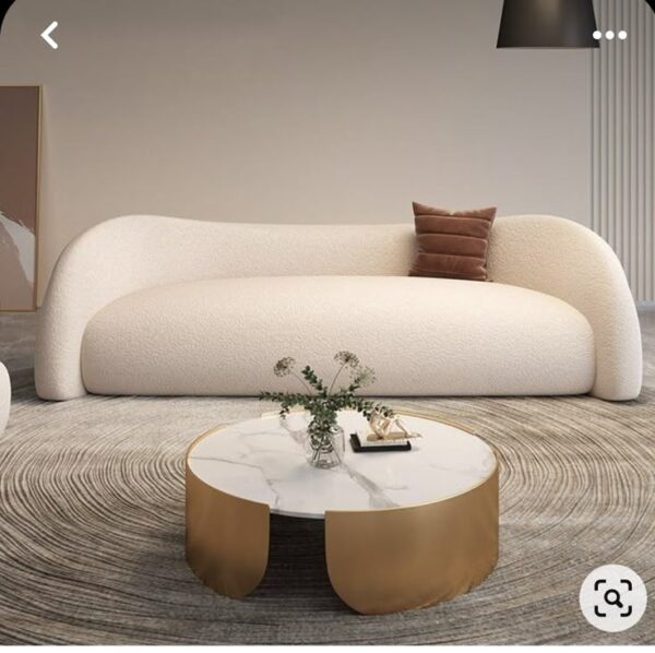 Luxury Boucle Fabric Sofa