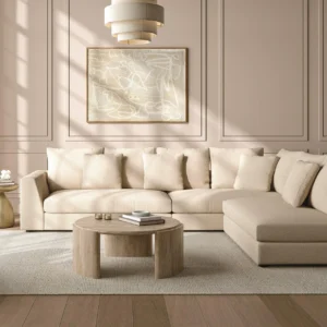 Bryn Sectional Sofa Cream