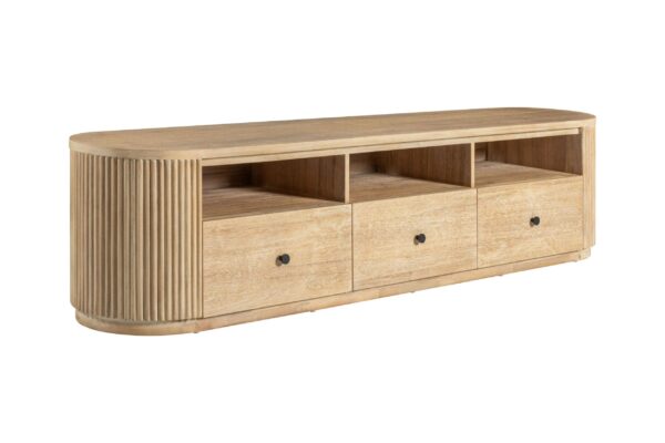 Modern Acacia TV Stand - Image 2