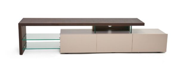 Modern Smoked Oak TV Stand - Image 2