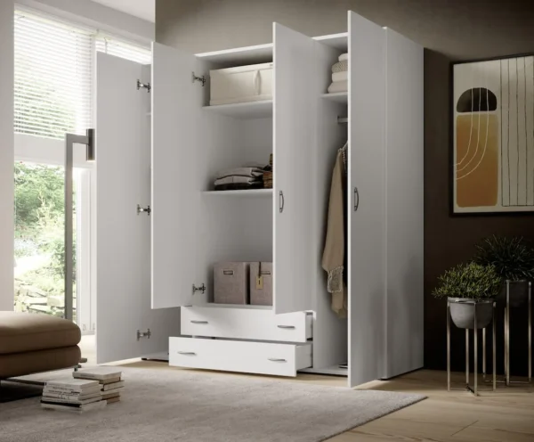 Base 4 Door Wardrobe - Image 2