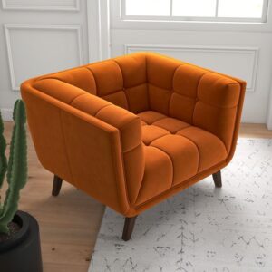Mid-Century Tufted Accent Chair