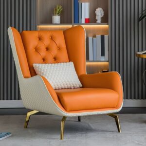 Modern Wingback Lounge Chair