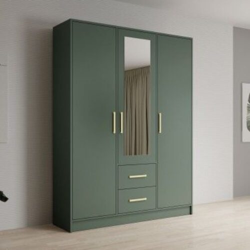 Verde 3-Door Mirror Wardrobe with Drawers