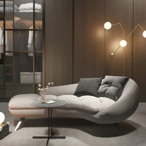 Curvara Lounge – Modern Curved Chaise Lounge Chair