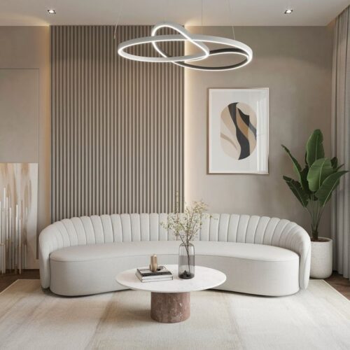 Nordelle Curved Modern Sofa