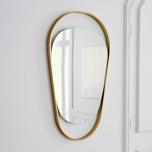 Modern Gold Frame Wall Mirror