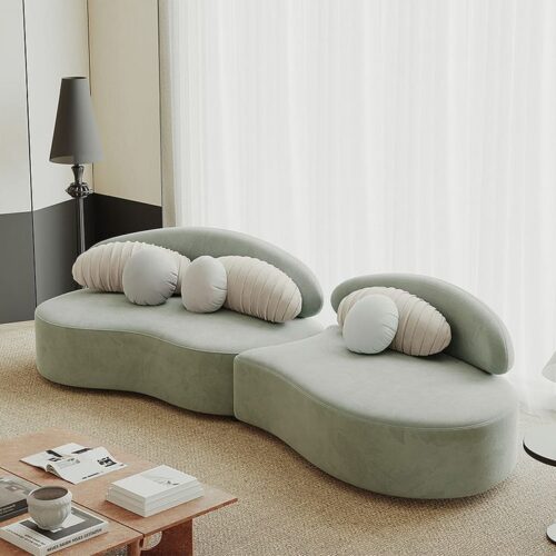 Velvara Velvet Armless Sofa