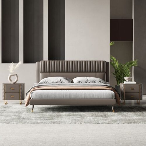 LuxeStride Upholstered Bed