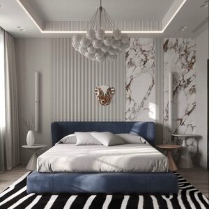 Aureum Blue Luxe Bed