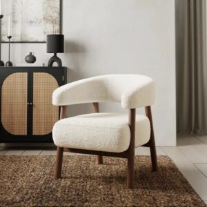 Luna Bouclé Accent Chair