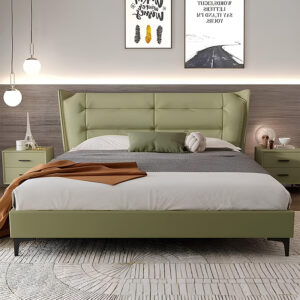 Olivenza Modern Wingback Bed