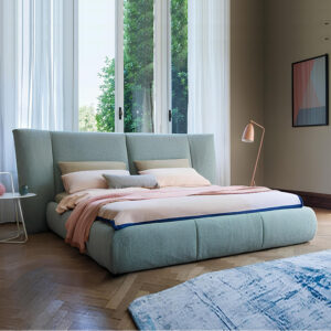 Solara Wide Headboard Upholstered Bed