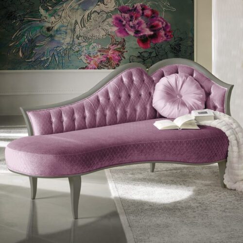Amouré Tufted Chaise Lounge
