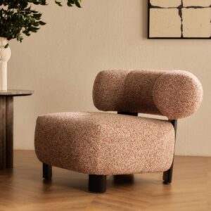 Arco Speckled Boucle Arm Chair
