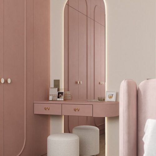 Blush Glow Dressing Table