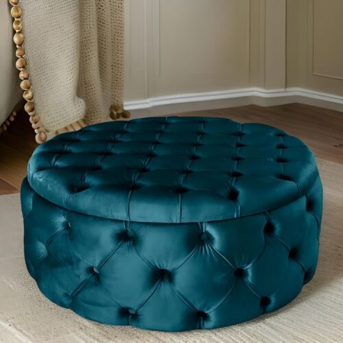 Capiluxe Round Tufted Ottoman