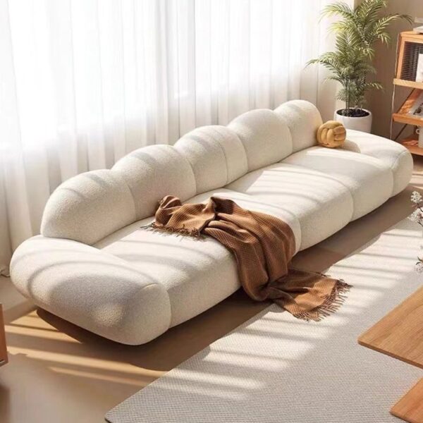 CloudHaven Ultra-Plush Bouclé Sofa