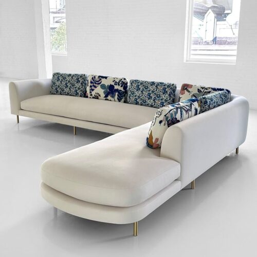 Florova ArtLounge Curved Sectional Sofa