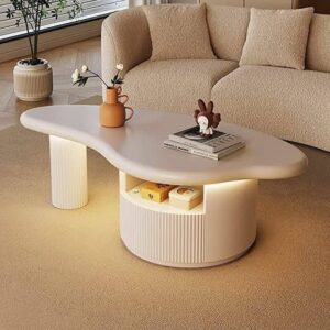 Lunara Glow Oval Coffee Table