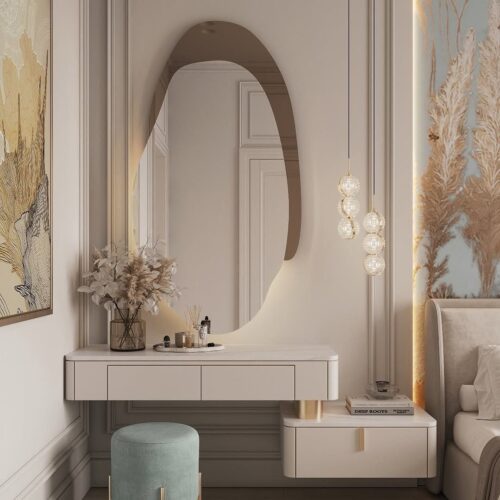 LustraBelle Luxe Vanity Console