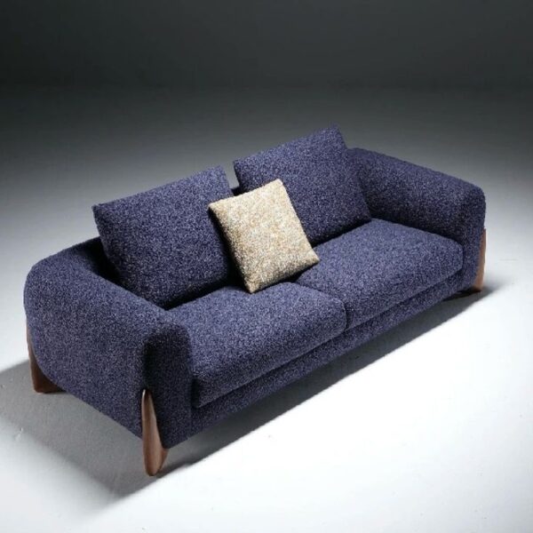 NoirNest Boucle Designer Sofa