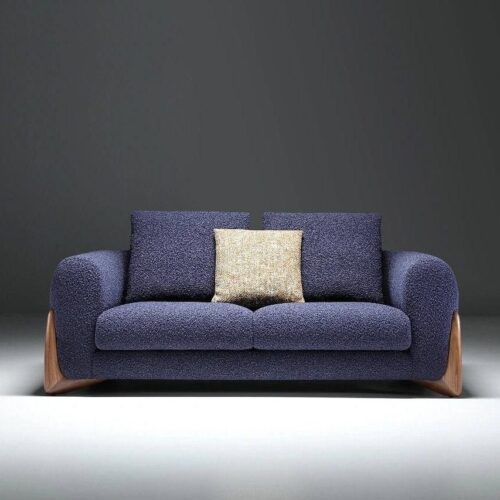 NoirNest Boucle Designer Sofa