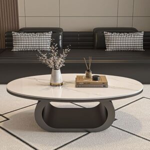 SleekOval Modern Coffee Table