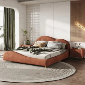 Solaro Wave Upholstered Bed