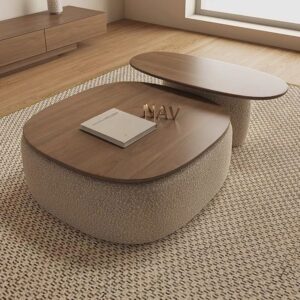 TerraNest Walnut Coffee Table Set